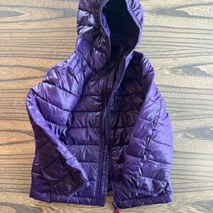 Primary Kids Deep Purple Puffer Jacket